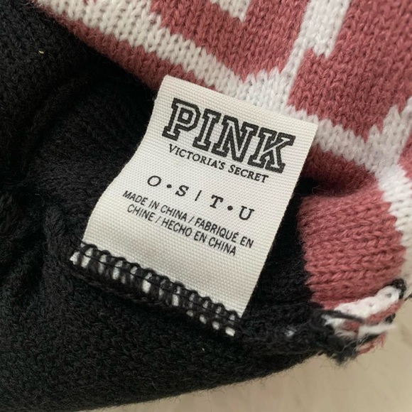 PINK Nation Pom-Pom Knit Beanie - Picture 3 of 3